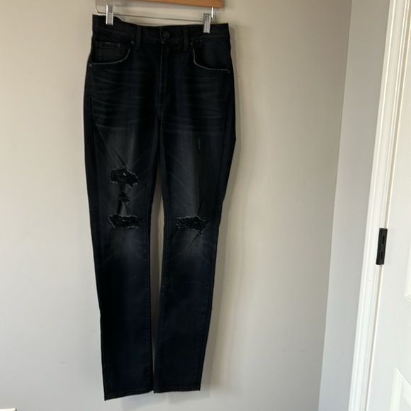 MONFRÈRE Mens GREYSON SIGNATURE BLACK SKINNY JEAN JAPANESE DENIM Sz 31 NEW - Picture 4 of 15